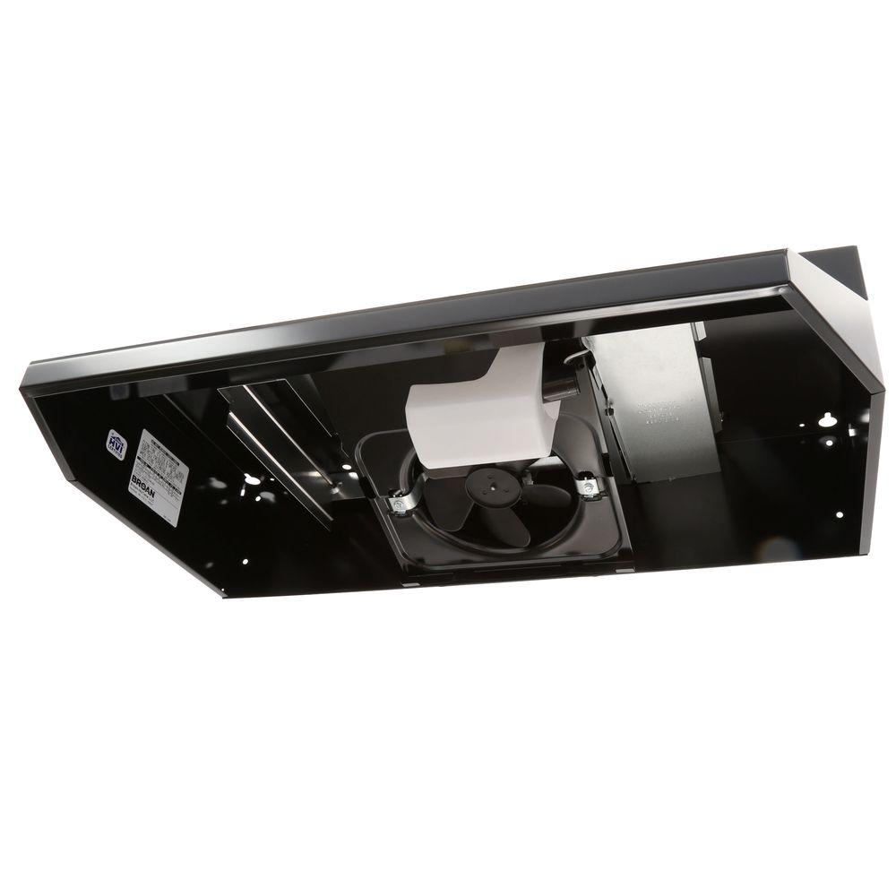 Range Hood Black Broan Metal 42inch 2speed 4way Convertible Under