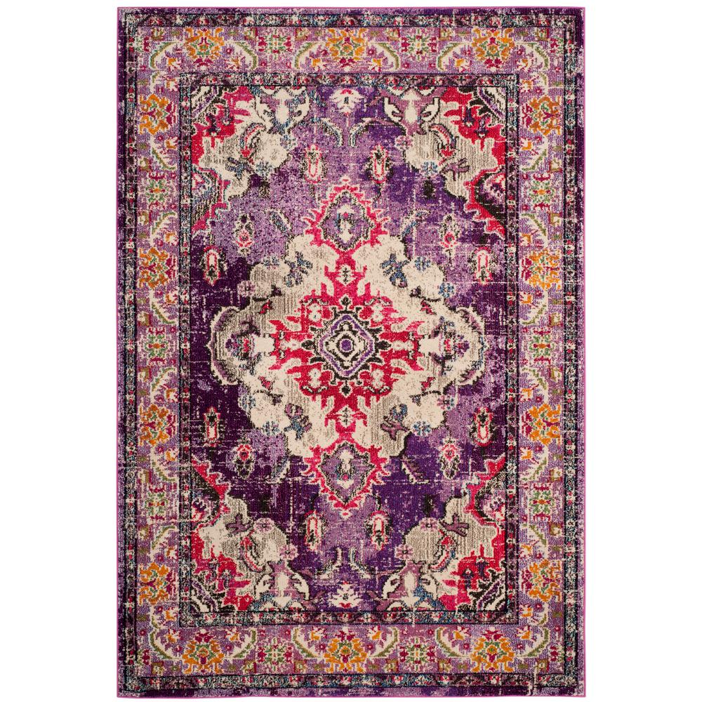 Safavieh Monaco Violet Fuchsia 8 Ft X 10 Area Rug Mnc243p 810 Safavieh Monaco Violet Fuchsia 8 Ft X 10 Area Rug