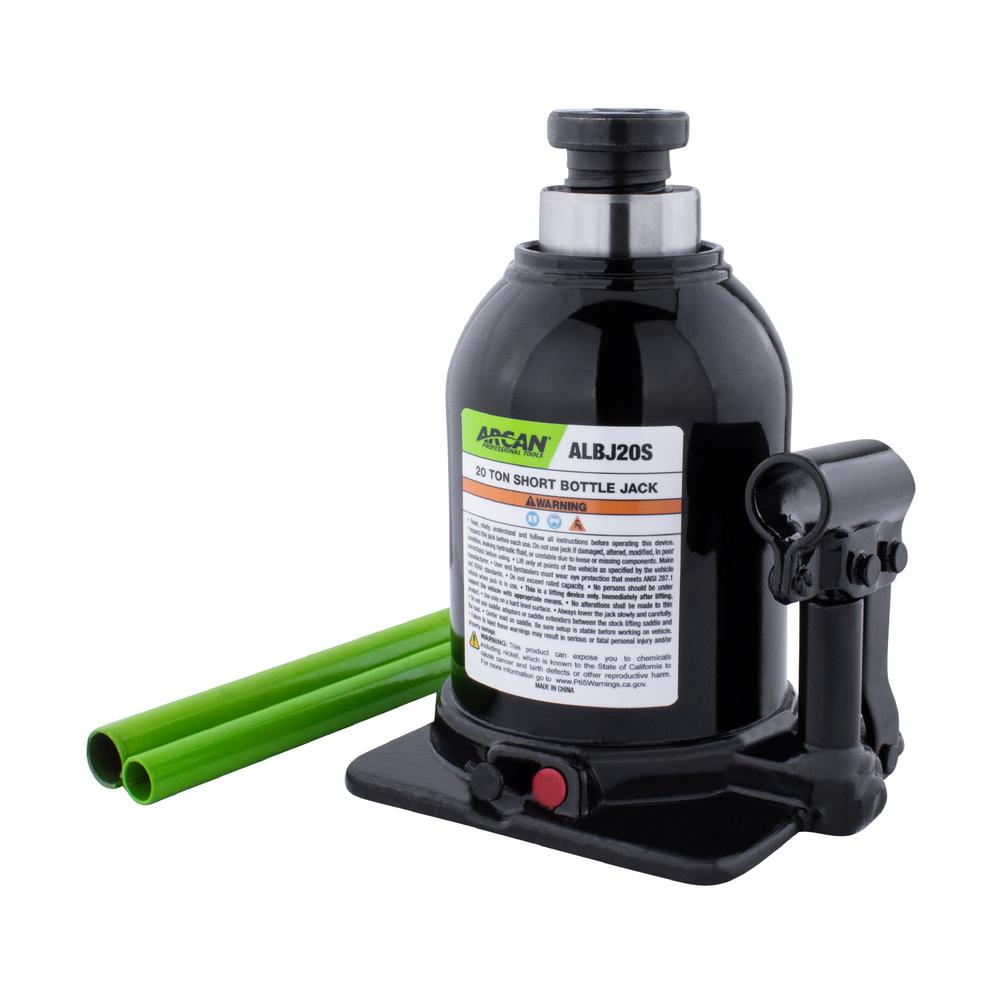 Arcan 20Ton Short Bottle JackALBJ20S The Home Depot