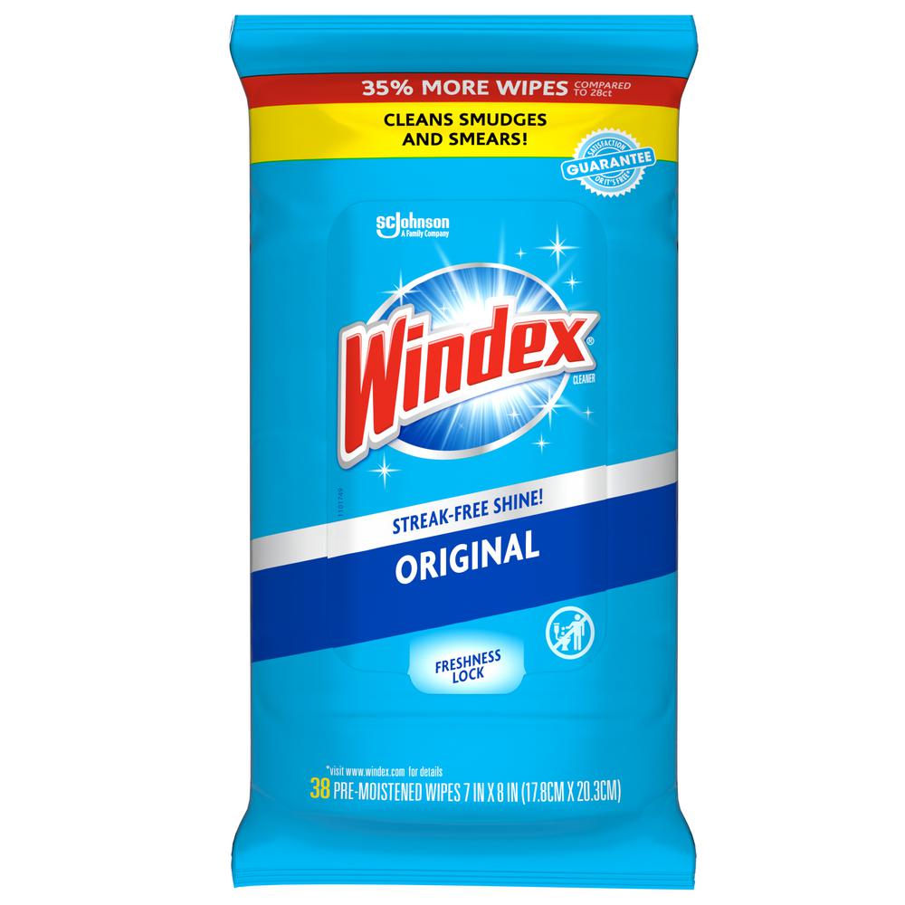 scrubbing windex