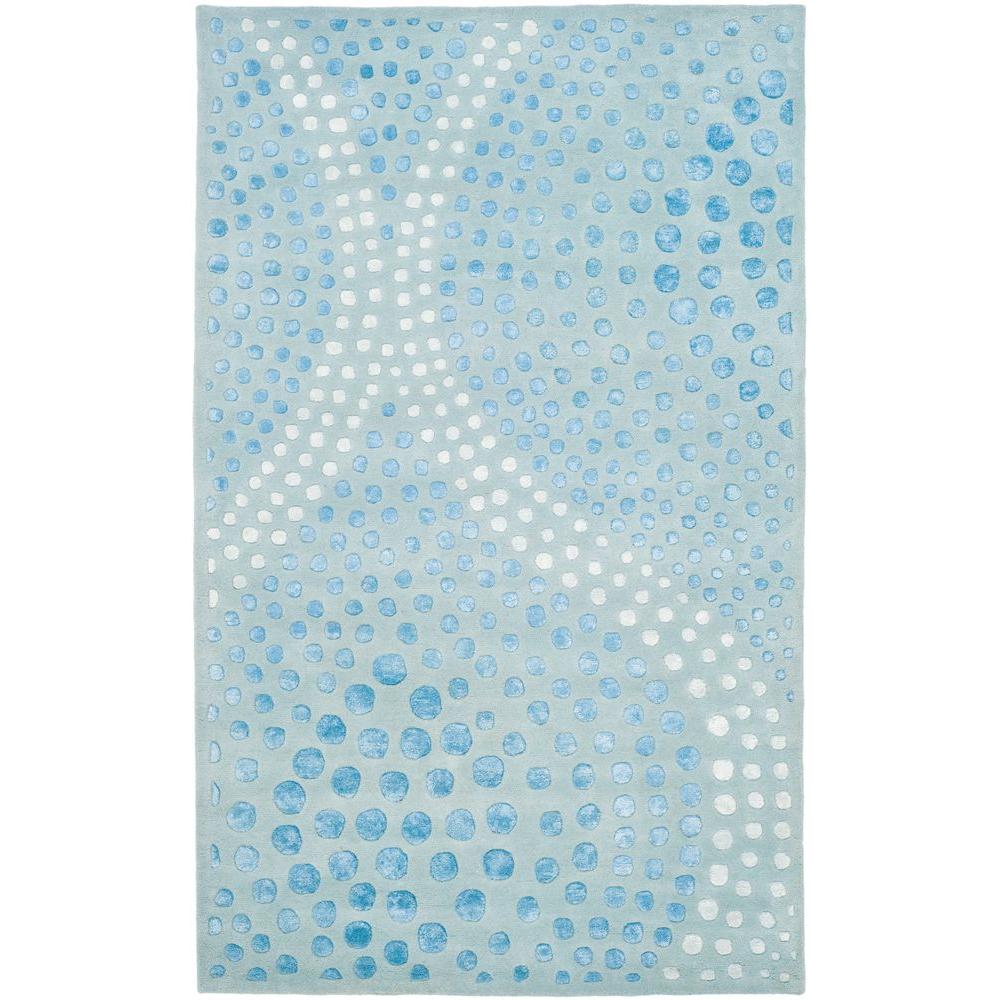 Safavieh Soho Light Blue 8 Ft X 10 Area Rug Soh654b The Safavieh Soho Light Blue 8 Ft X 10 Area Rug