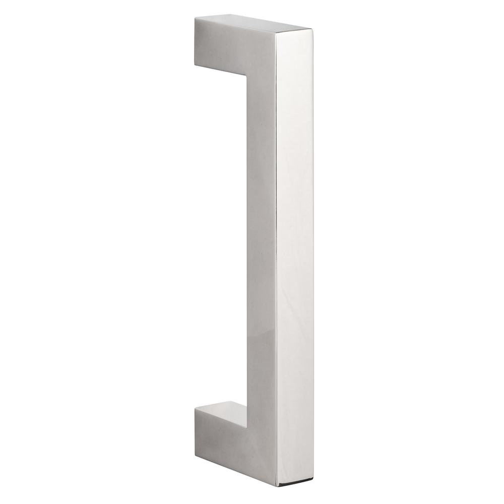 Sure Loc Hardware 9in Polished Chrome Sliding Door Modern Square