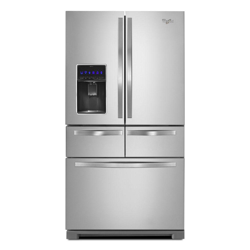 whirlpool-25-8-cu-ft-double-drawer-french-door-refrigerator-in