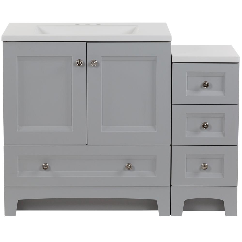 Glacier Bay Delridge Bath Suite 30 in. Vanity Top and ...