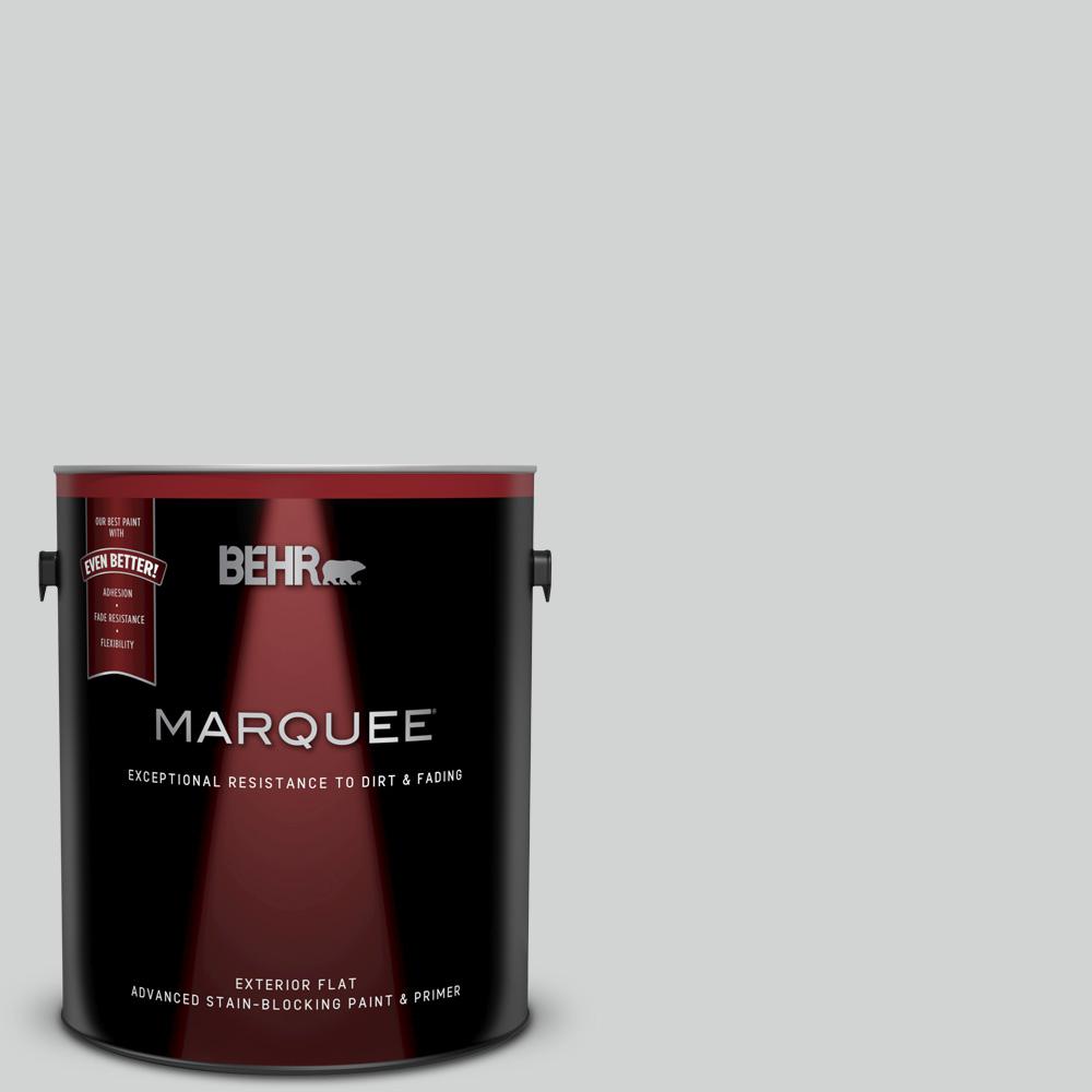 BEHR MARQUEE 1 Gal PPU26 11 Platinum Matte Exterior Paint And Primer   Platinum Behr Marquee Paint Colors 445001 64 300 