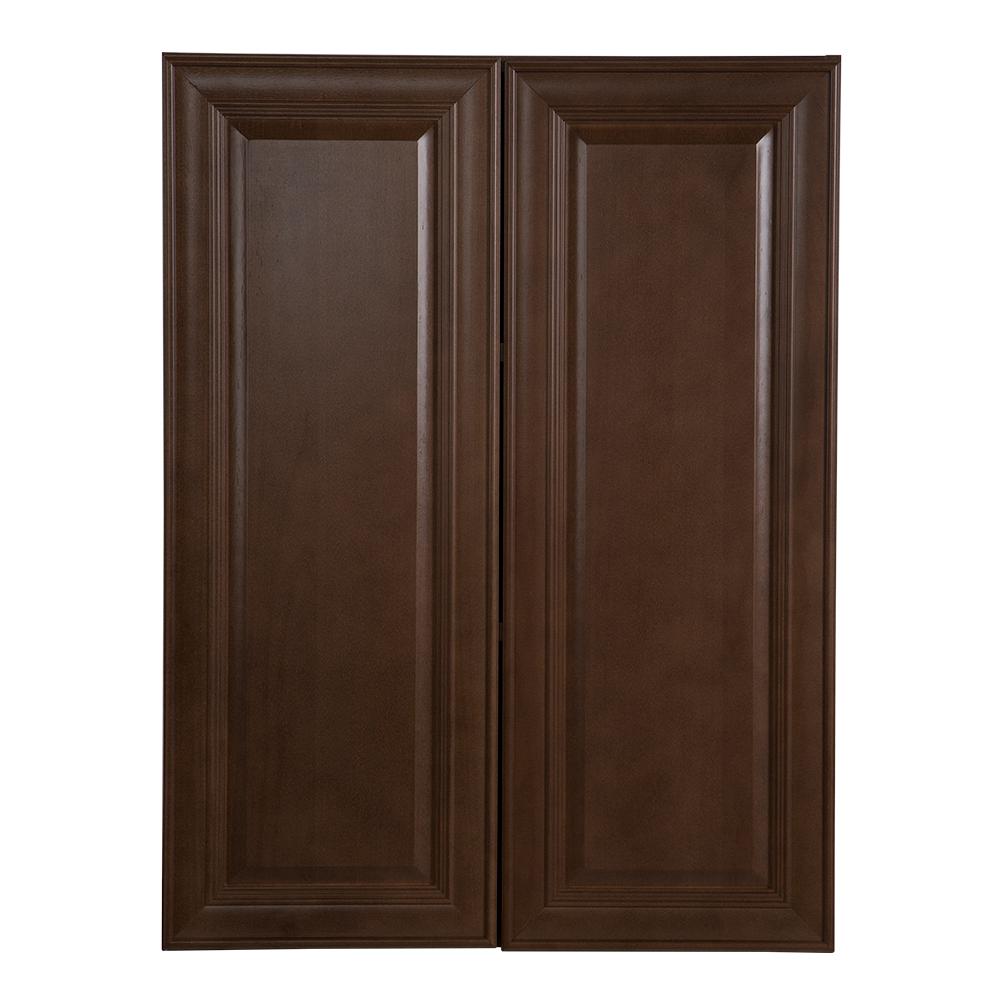 Hampton Bay Benton Assembled 27x36x12 in. Wall Cabinet in ...