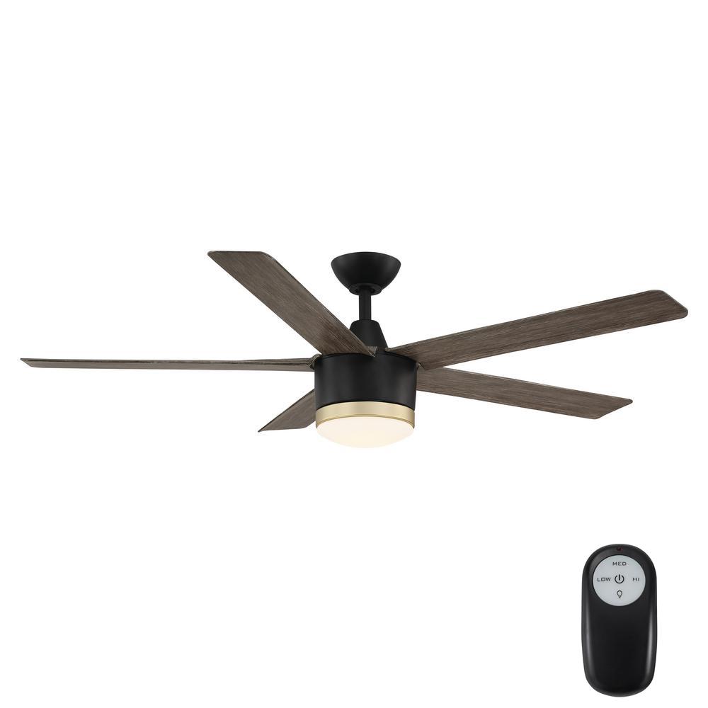 Black Ceiling Fans Lighting The Home Depot