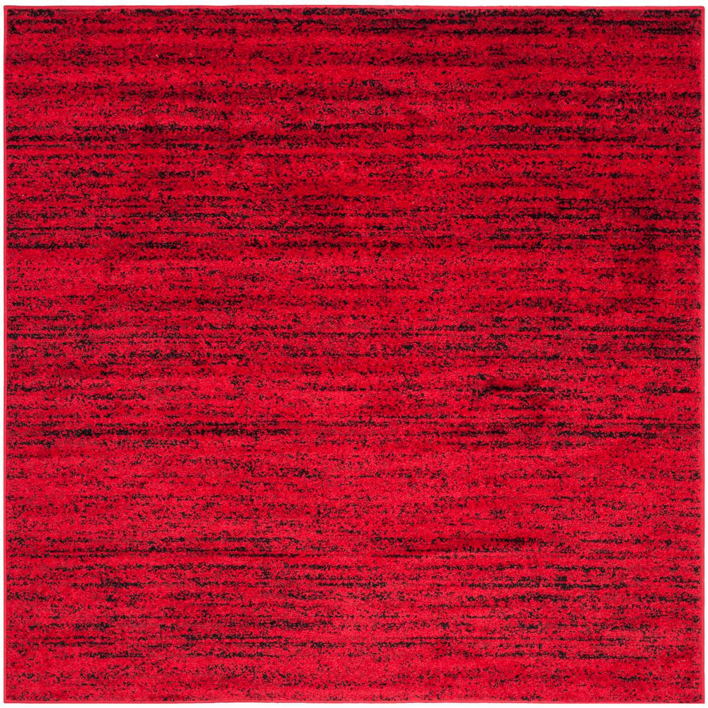 Safavieh Adirondack Red/Black 4 ft. x 4 ft. Square Area RugADR117F4SQ