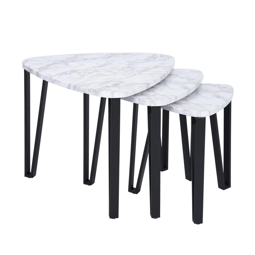white marble nesting tables