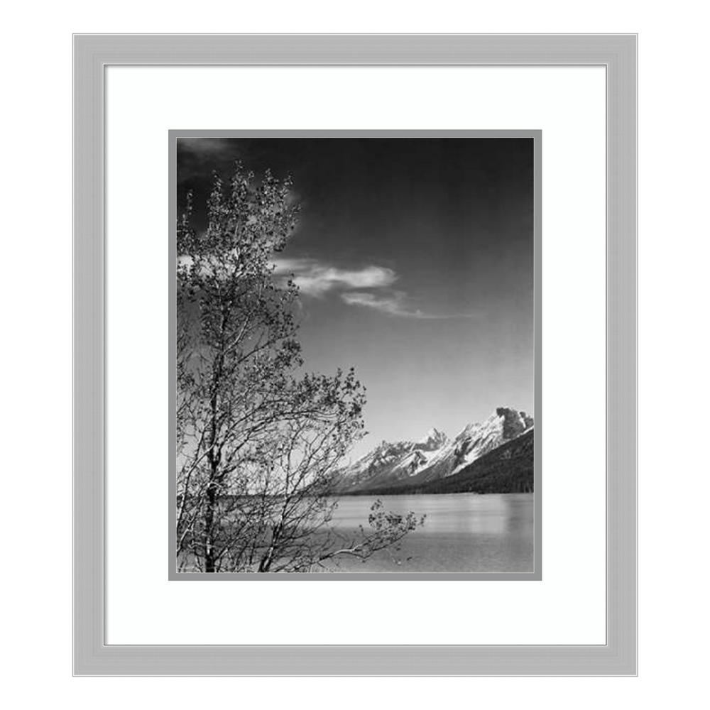 Amanti Art View Of Mountains With Tree In Foreground Grand Teton National Park Wyoming 1941 By Ansel Adams Framed Wall Art Dsw4358619 The Home Depot