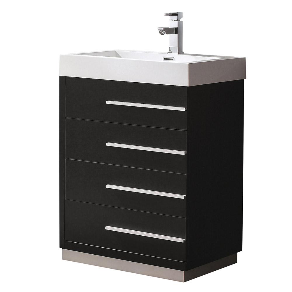 Black 24 Inch Vanities Bathroom Vanities with Tops Bathroom