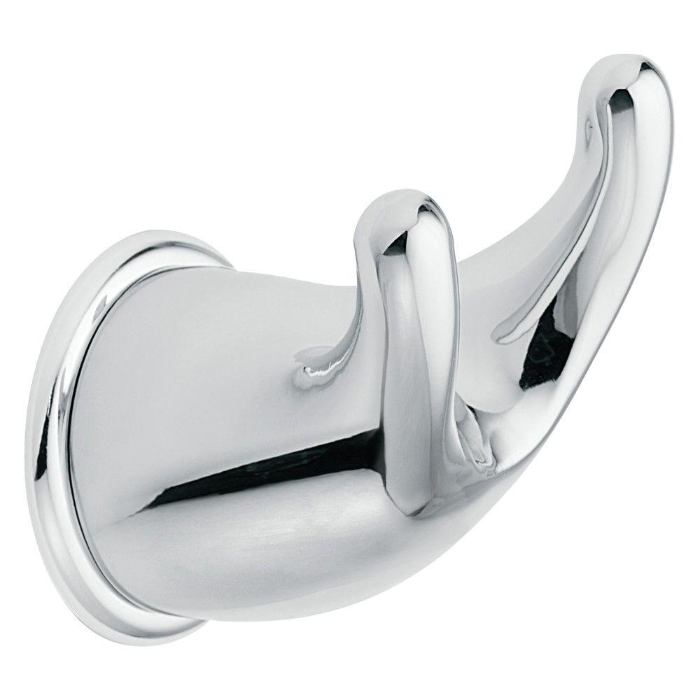 MOEN Mason Double Robe Hook in ChromeYB8003CH The Home Depot