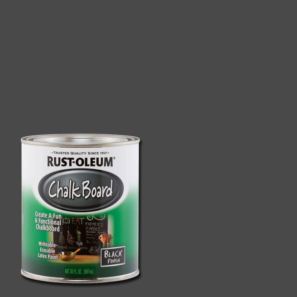 RustOleum Specialty 30 oz. Flat Black Chalkboard Paint206540 The