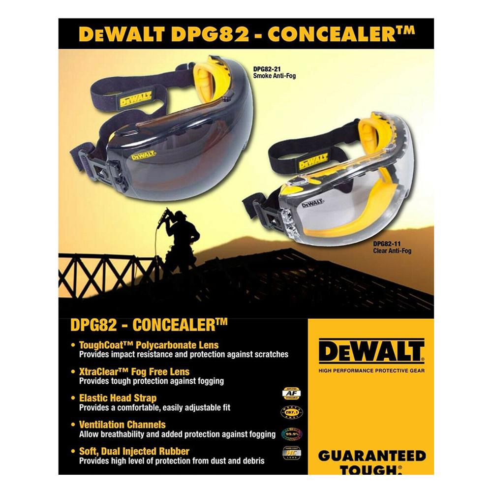 Business & Industrial Dewalt Safety Goggles Eye Anti Fog ...