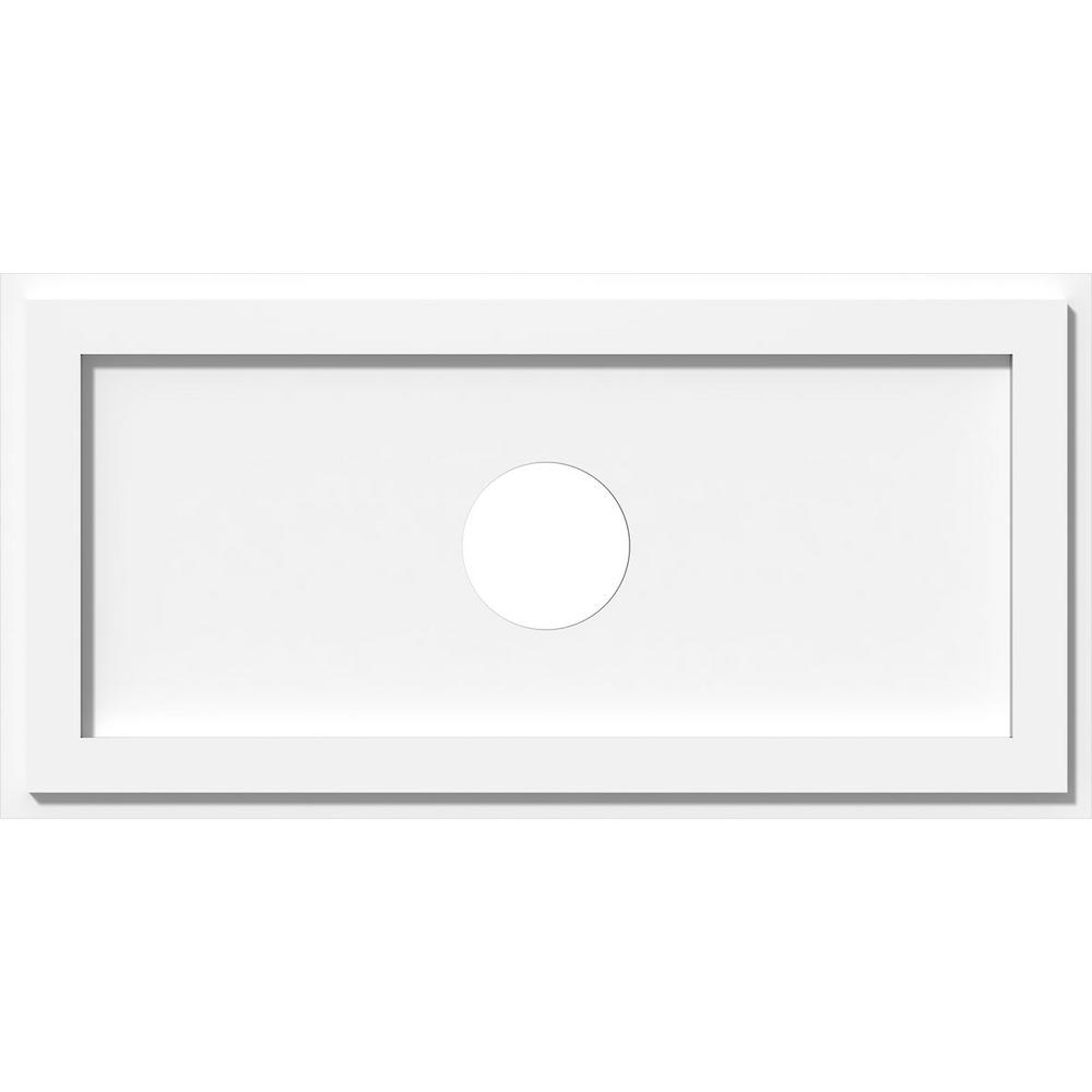 Ekena Millwork 26 in. x 13 in. x 1 in. Rectangle Architectural Grade
