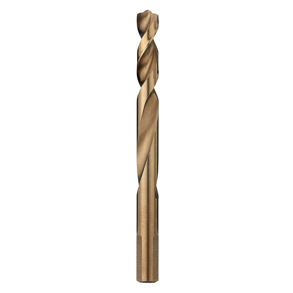 Westward Jobber Drill Bit Size 24 Amber 5PMA5 Pack of 10 Cobalt Steel