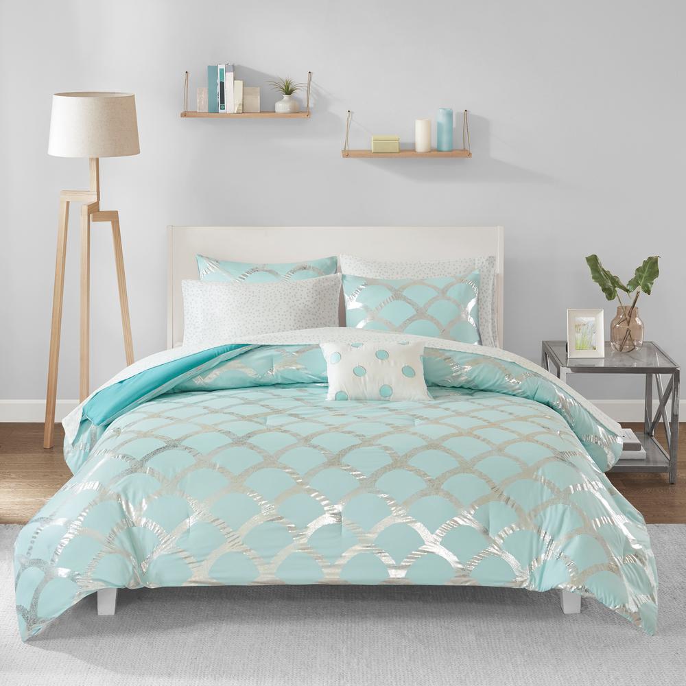 aqua blue bedding sets