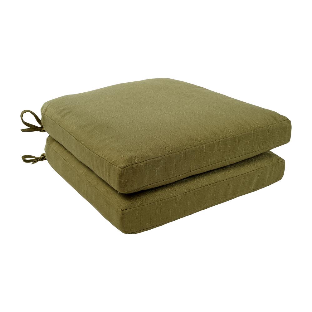 Hampton Bay 18 X 18 Green Bean Replacement Cushion For The Martha