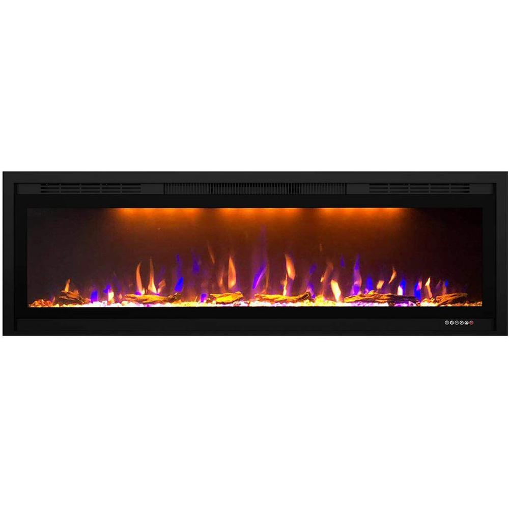 Boyel Living 52 In 450 Sq Ft Wall Mounted Electric Fireplace In