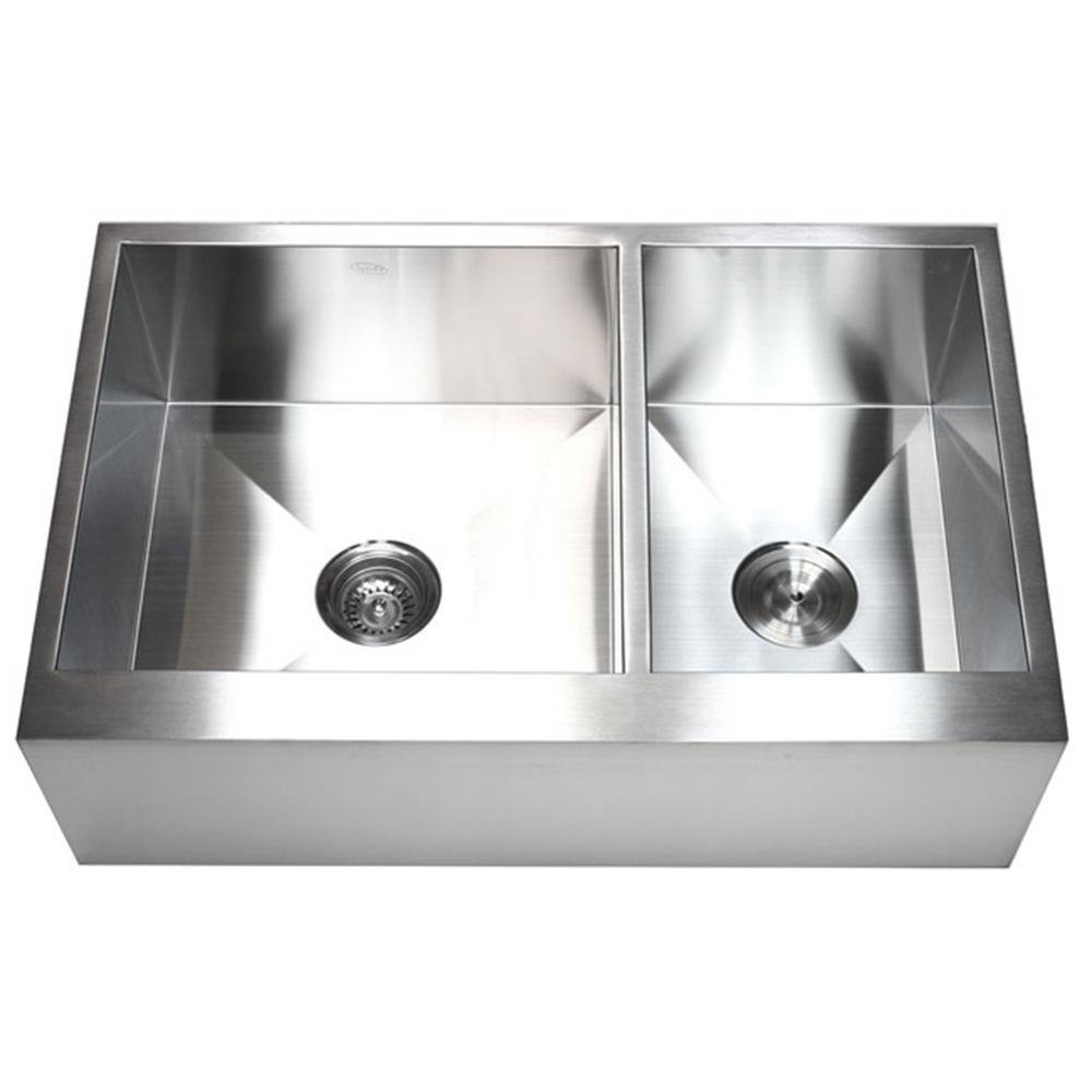 Houzer Stainless Steel Zero Small Radius Kitchen Sinks