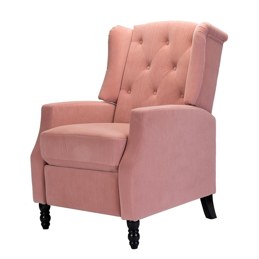 JAYDEN CREATION Carina Pink Tufted Manual ReclinerCHOY6023PINK The
