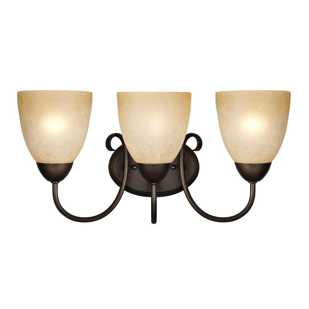 Westinghouse Chapel Hill 3Light Oil Rubbed Bronze Wall Fixture6223400