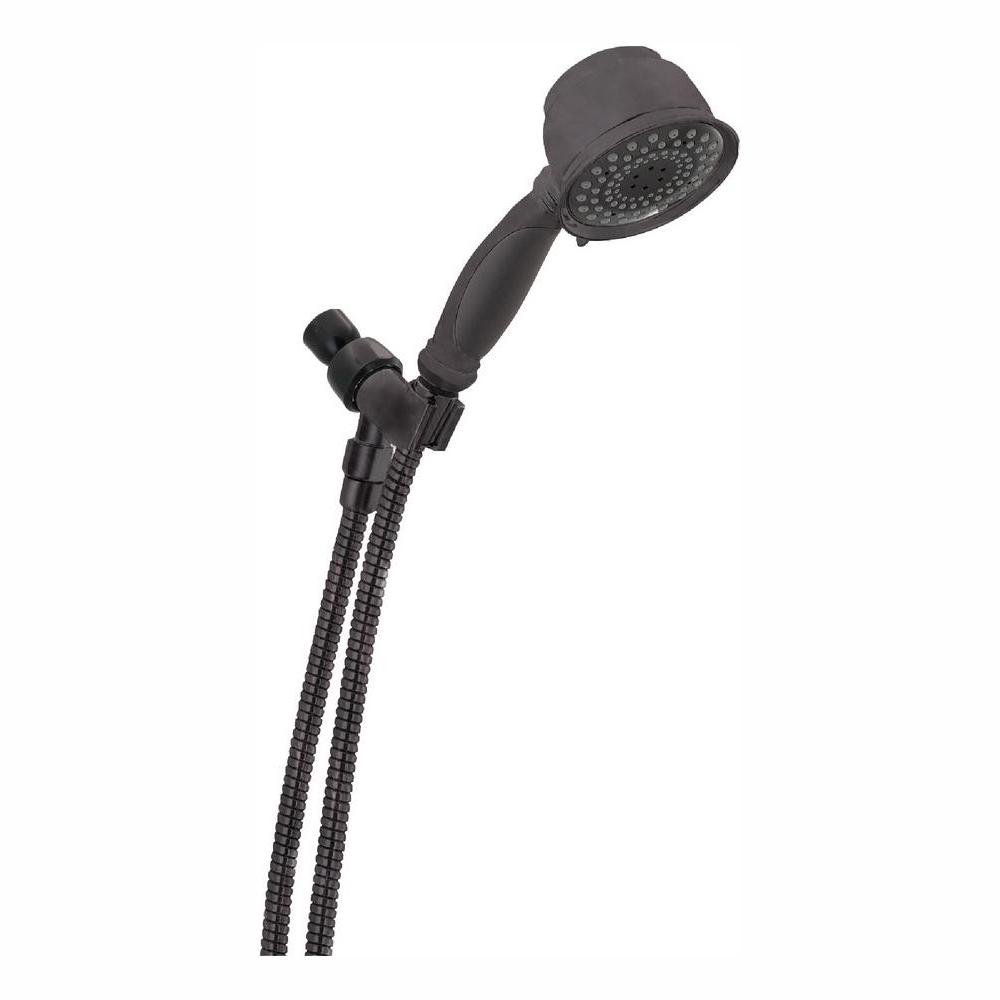 Delta 5Spray 3.9 in. Single Wall Mount Handheld Shower Head in Bronze75526CRB The
