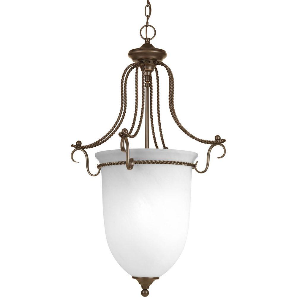 Progress Lighting Avalon Collection 3Light Antique Bronze Foyer