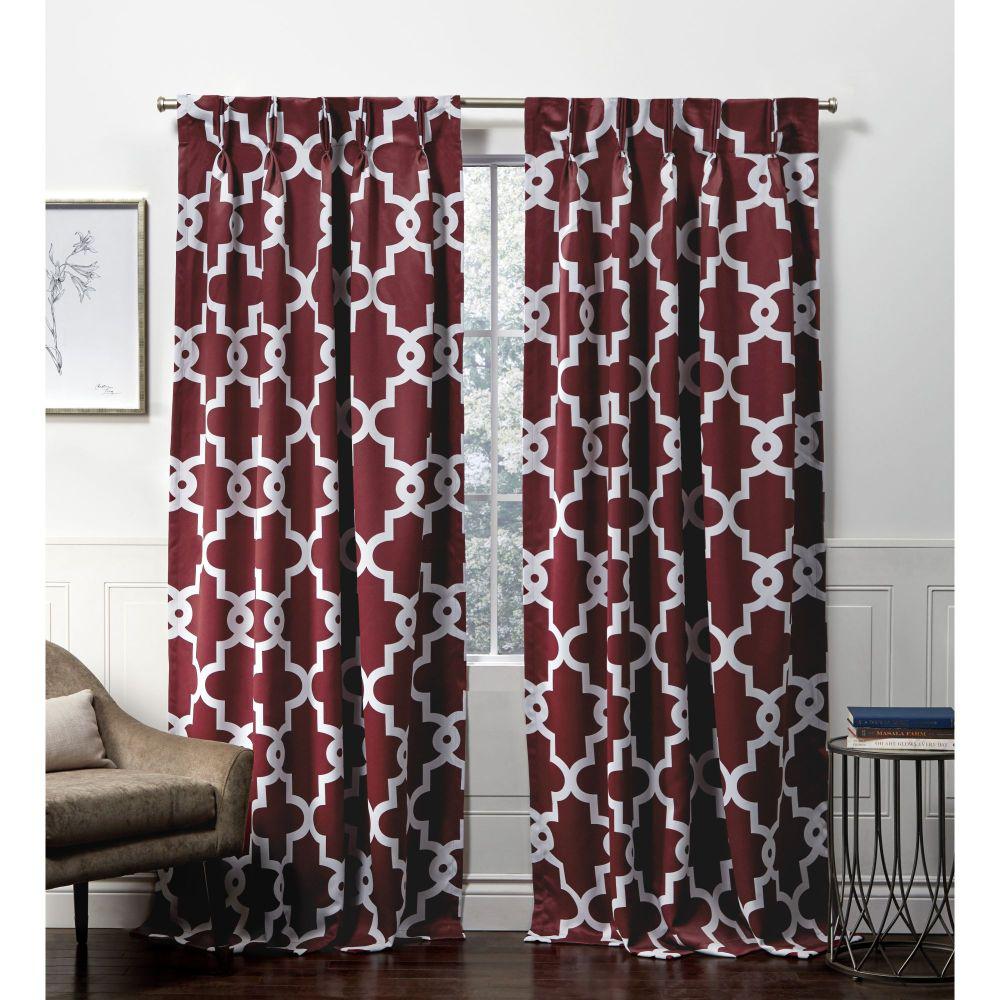 Polyester Pinch Pleats Curtains Drapes Window Treatments