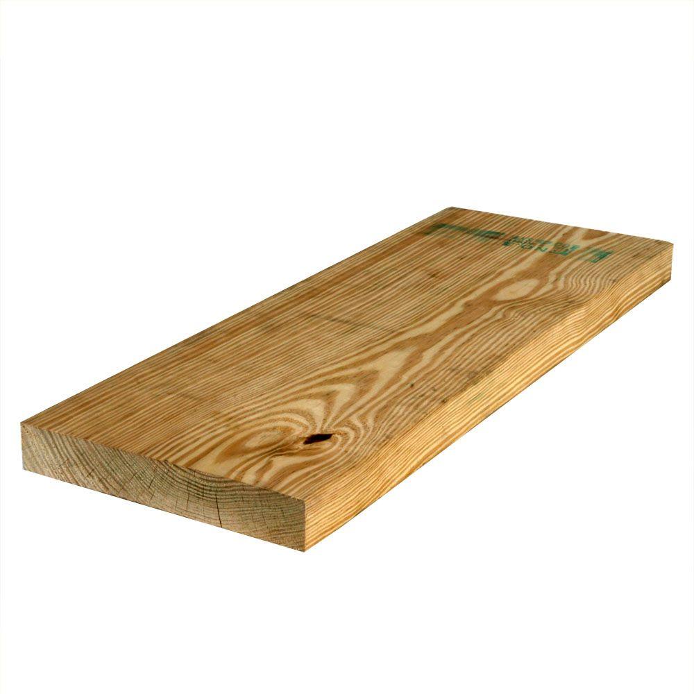 Treated Lumber Weight Chart