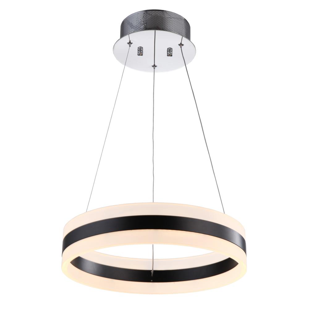 Filament Design 1-Light Chrome Pendant-CLI-DN200714 - The Home Depot