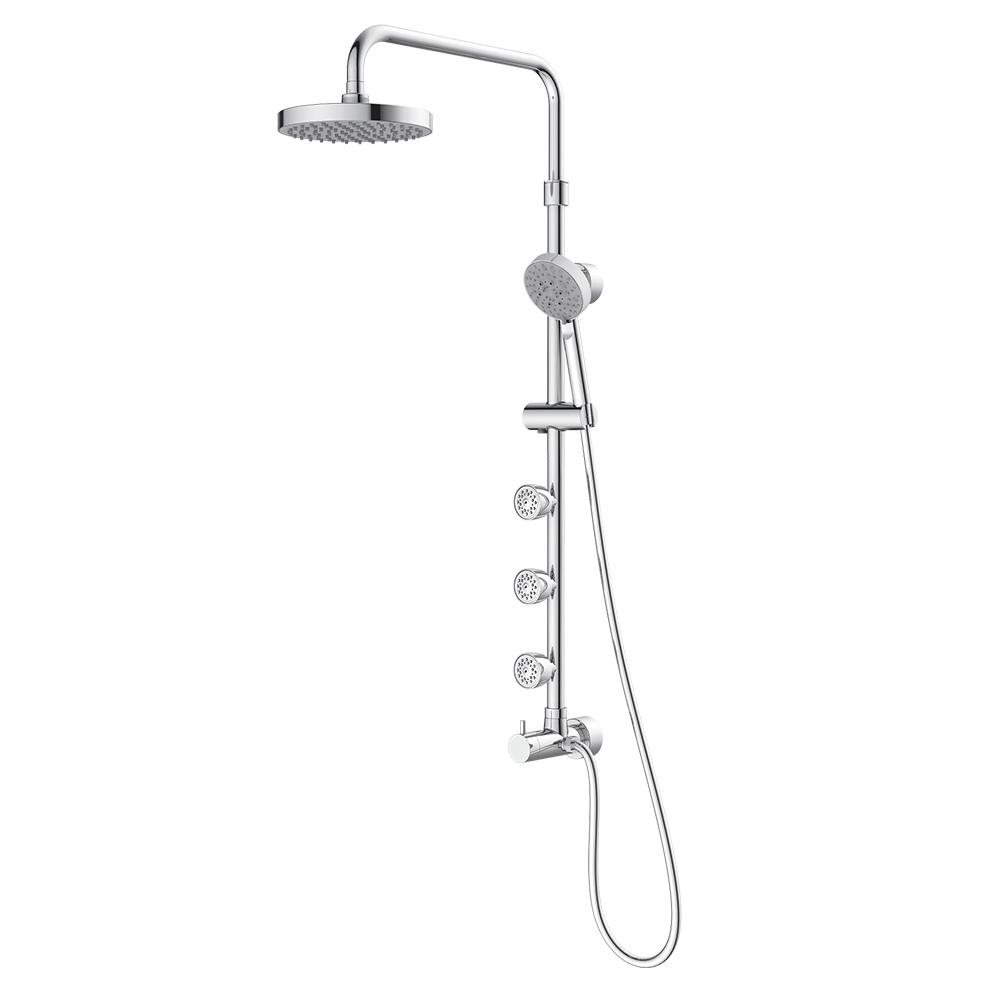 PULSE Showerspas Lanikai 2.0 GPM 3-Spray Hand Shower and Shower Head Combo Kit in