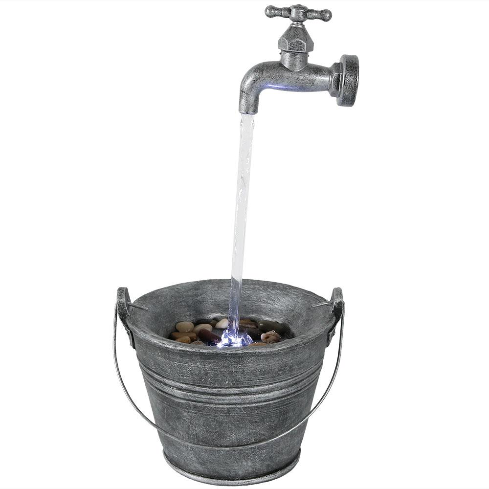 Sunnydaze Decor 17 In Floating Faucet Indoor Tabletop Cascade