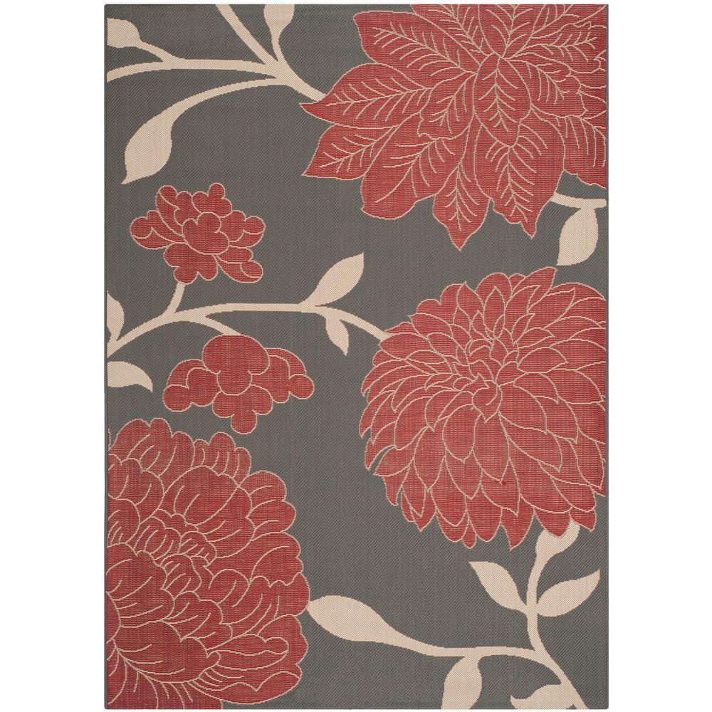 Safavieh Courtyard Anthracitebeige 8 Ft X 11 Ft Indooroutdoor Area Rug Cy7321 246a11 8 The