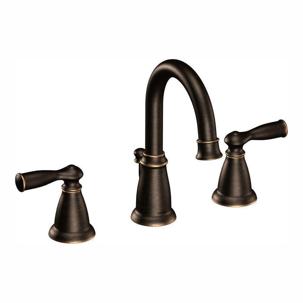 Mediterranean Bronze Moen Widespread Bathroom Sink Faucets Ws84924brb 64 1000 