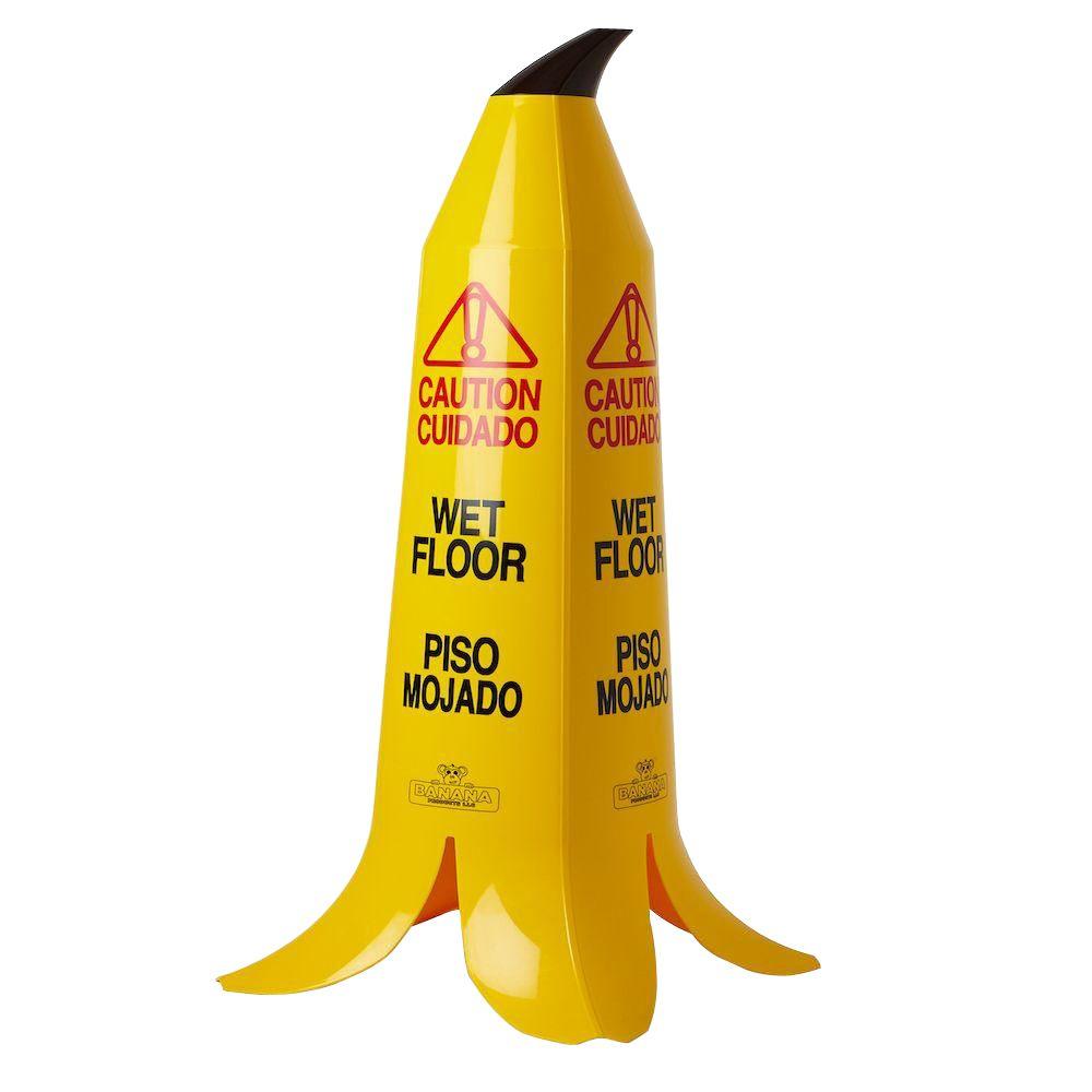 Carlisle 20 in. English/Spanish/French Pop-Up Caution Cone with Carrier ...