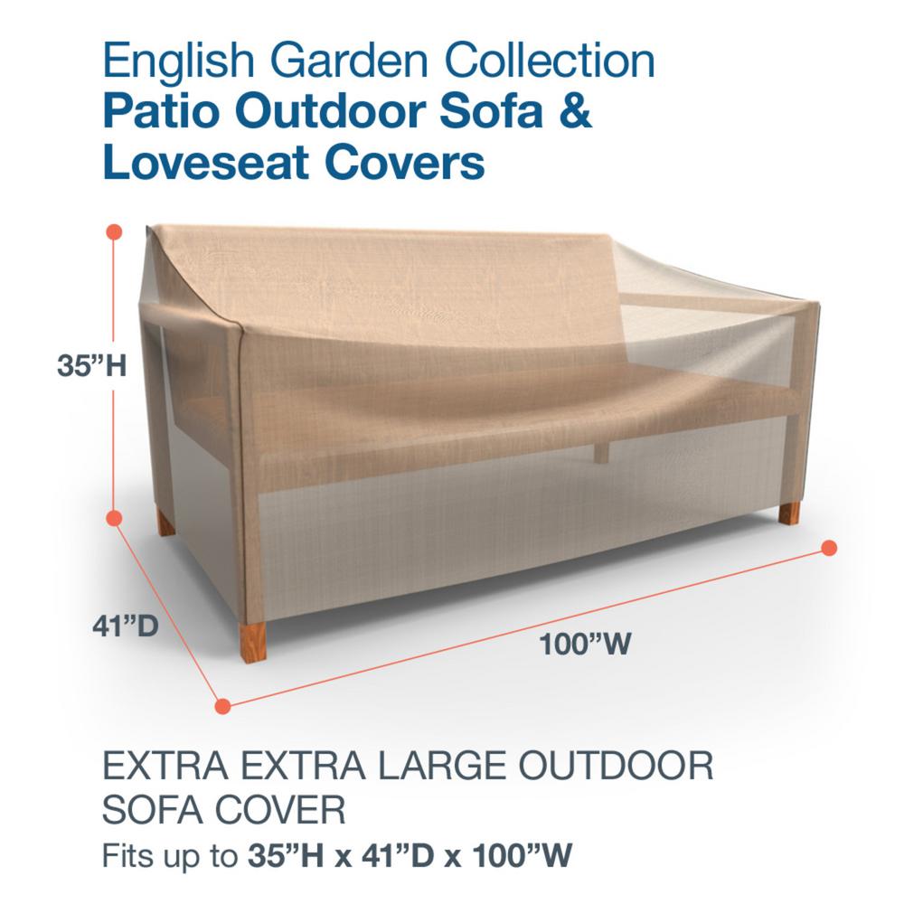 Budge English Garden Extra Large Patio Sofa Covers P3a02pm1 The