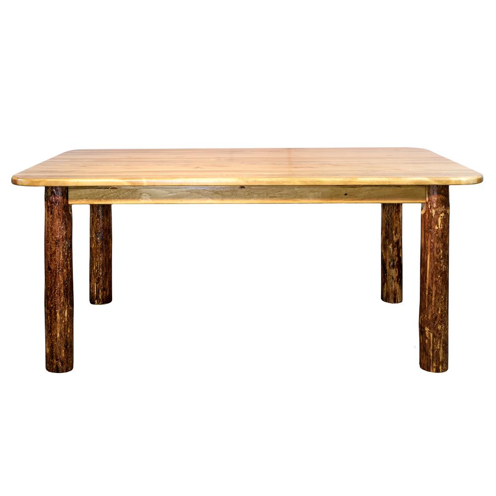 Round Table Top Clear Lacquer Finish Montana Woodworks Homestead Collection Center Pedestal Table Pedestal Tables