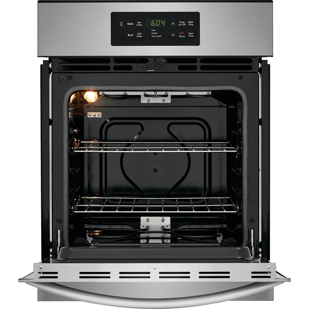 Frigidaire 24 In Single Electric Wall Oven In Stainless Steel