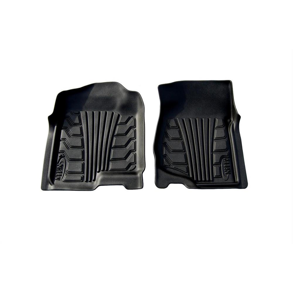 Set of 2 Lund 283047-B Catch-It Vinyl Black Front Seat Floor Mat