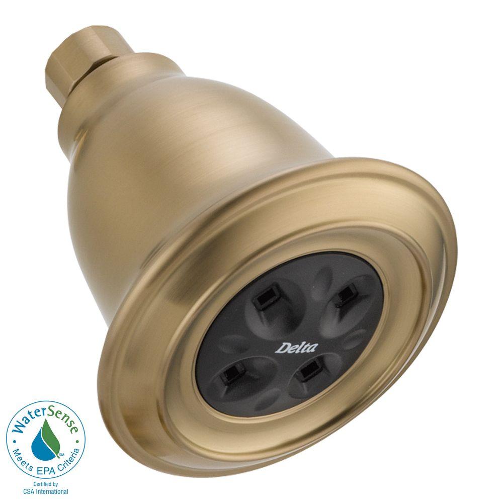 Delta WaterEfficient 1Spray 3.88 in. Fixed Shower Head with