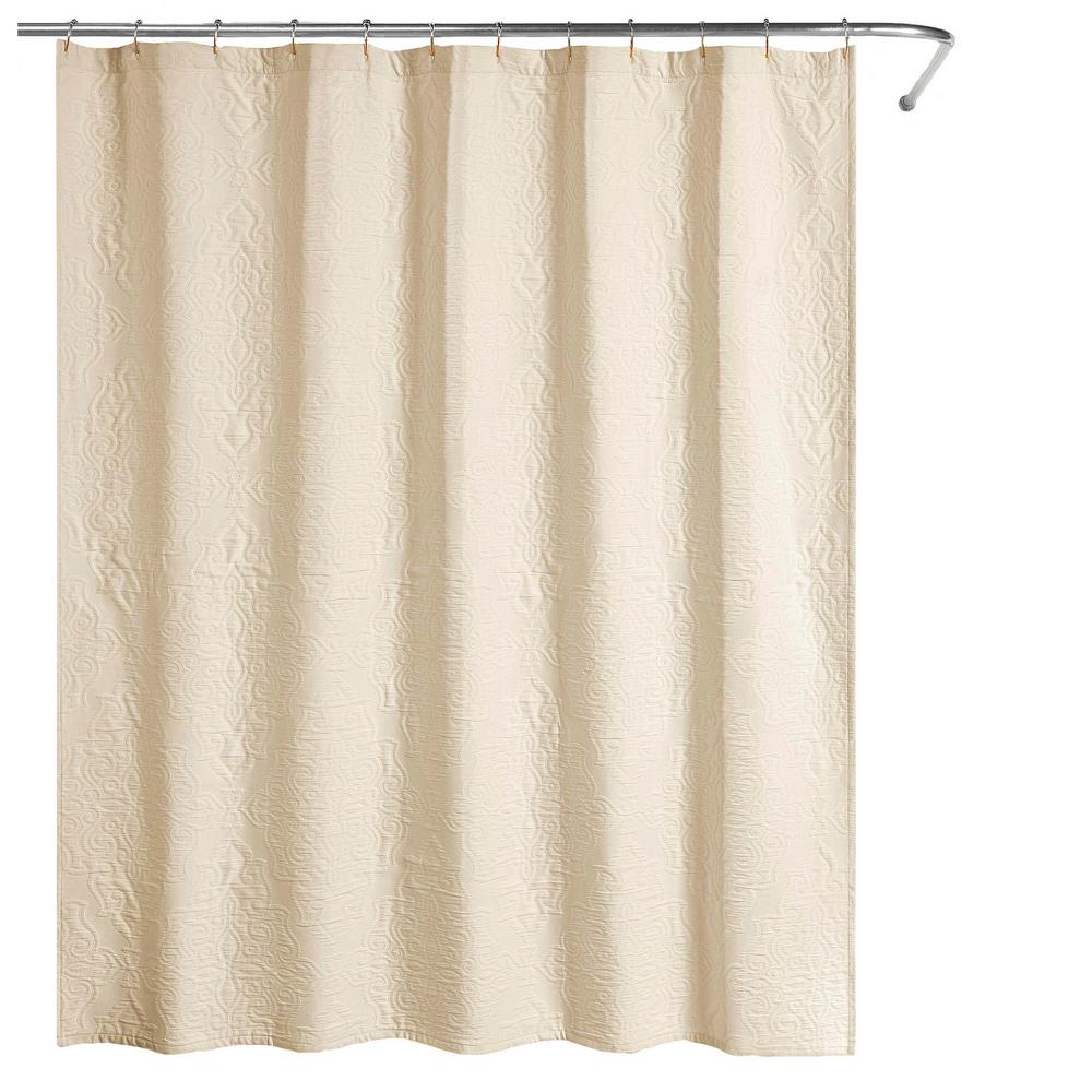 Linen Space Dye 72 In Natural Shower Curtain U2196600200001 The
