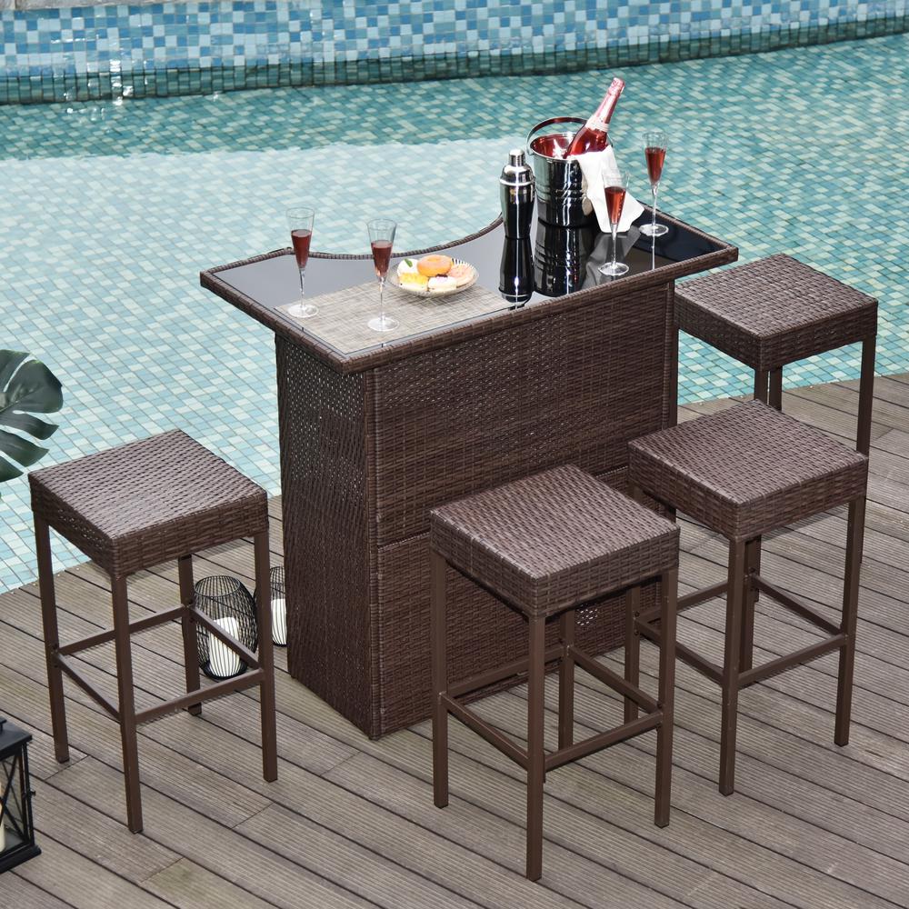 Bar Height - Outdoor Bar Sets - Outdoor Bar Furniture - The Home Depot