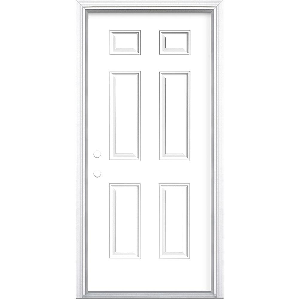 Masonite 36 in. x 80 in. 6Panel RightHand Inswing
