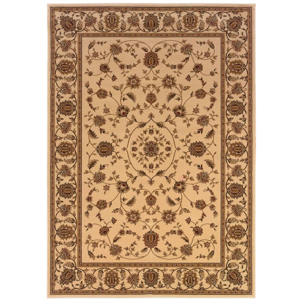 Natco Kurdamir Rockland Ivory 7 ft. 10 in. x 10 ft. 10 in. Area Rug