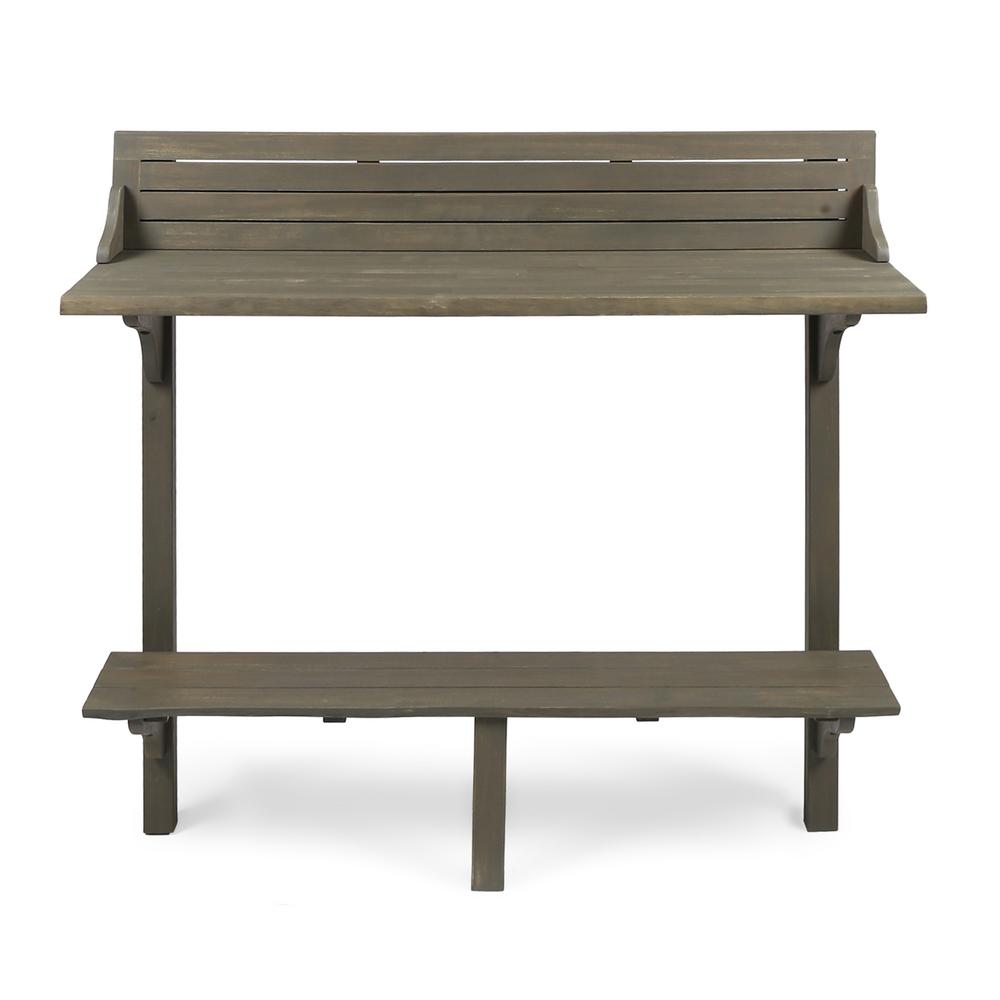 Le House Adelaide Grey Wood Bar Height Outdoor Dining Table Adelaide Grey Wood Bar Height Outdoor Dining Table