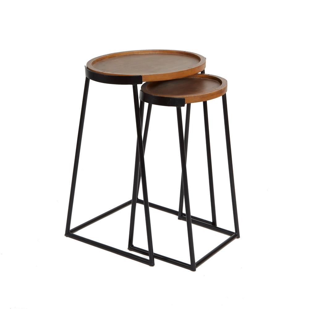 Silverwood Furniture Reimagined Helena Black Metal And Wood Silverwood Furniture Reimagined Helena