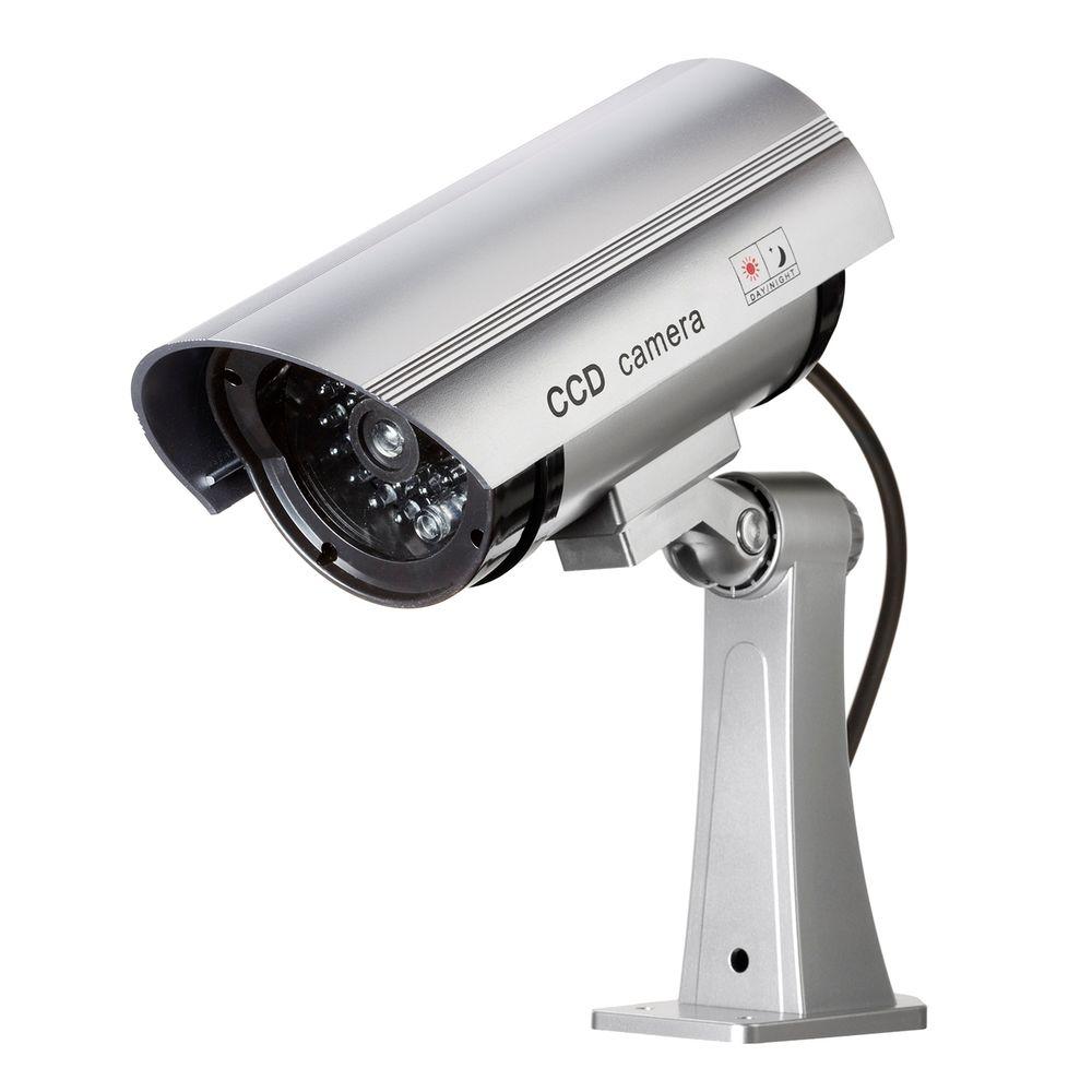 Defiant Home Security Indoor Outdoor Fake Bullet Surveillance Camera   Defiant Fake Security Cameras Thd Iccd 64 1000 