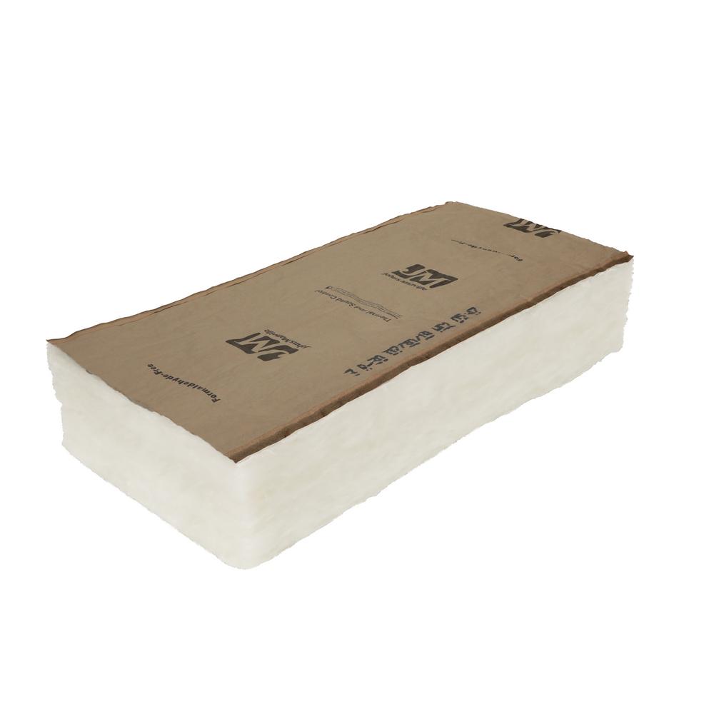 Johns Manville R 30 Kraft Faced Fiberglass Insulation Batt 24 In X 48 In K1243 The Home Depot