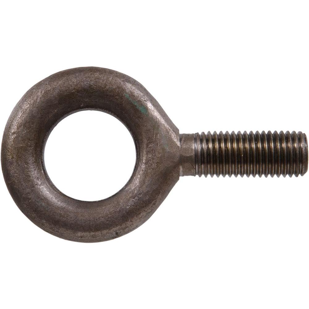 The Hillman Group 1 2 13 In Forged Steel Machinery Eye Bolt Forged Steel Machinery Eye Bolt In Plain Pattern 1 Pack